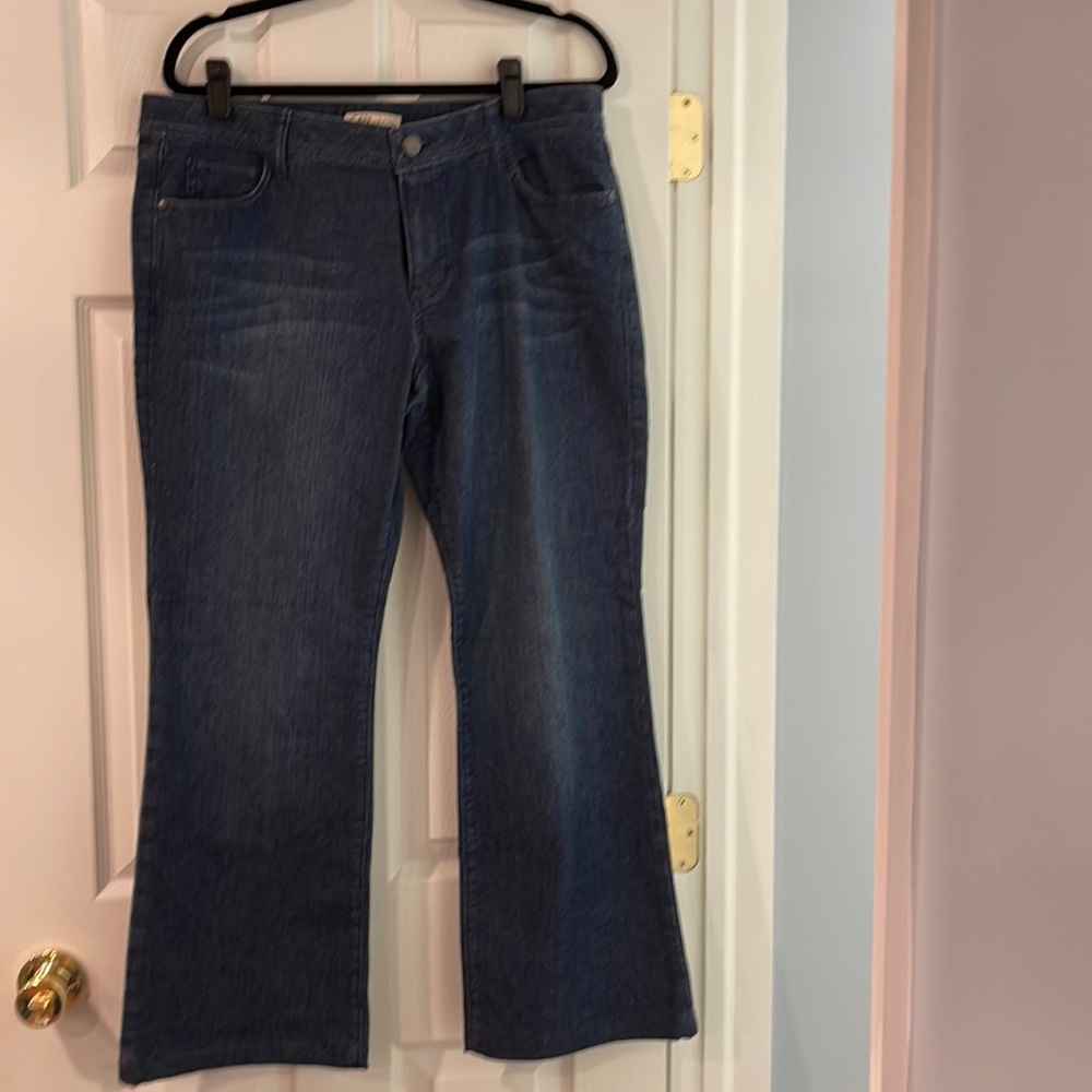 CAbi Bootcut Jeans Size 14 Hemmed to 38” Length